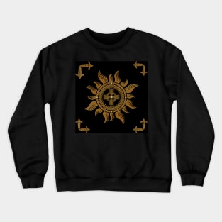 The golden celtic cross. Crewneck Sweatshirt